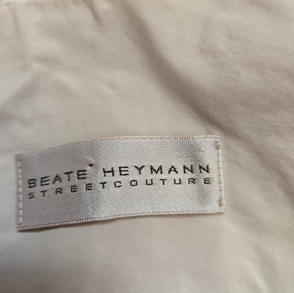 BEATE HEYMANN Silk Blend Lightweight Street Couture Pale Pink Jacket. Size L - Picture 9 of 13